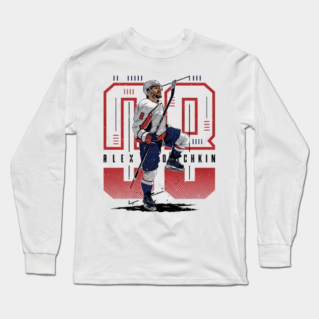 Alex Ovechkin Washington Future Long Sleeve T-Shirt by stevenmsparks